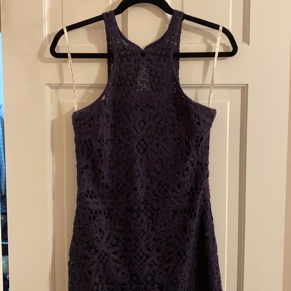 Lily Pulitzer Navy Blue Knitt Shift Dress